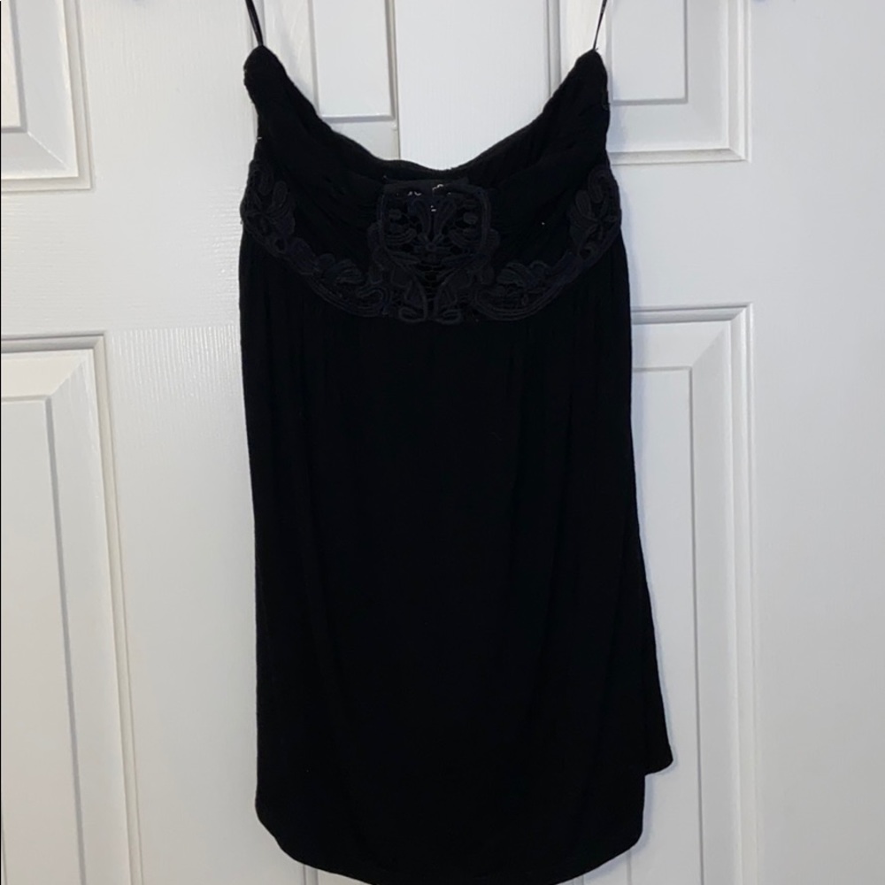 Flowy strapless tank